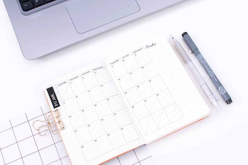 10 Awesome A6 Bullet Journal Layouts To Optimize Your Planning Page Flutter