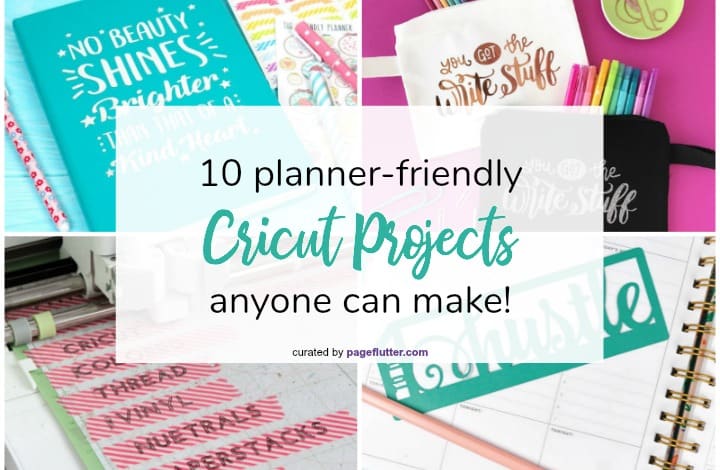 Planner-friendly Cricut projects. Silhouette and Cricut projects: bookmarks, stencils, stamps, and more for stationery lovers