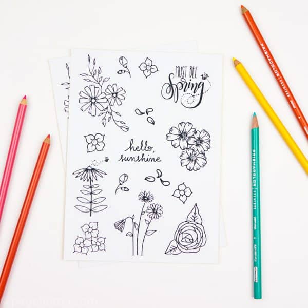 15 Printable Floral Planner Stickers to Beautify Your Entire Routine ...