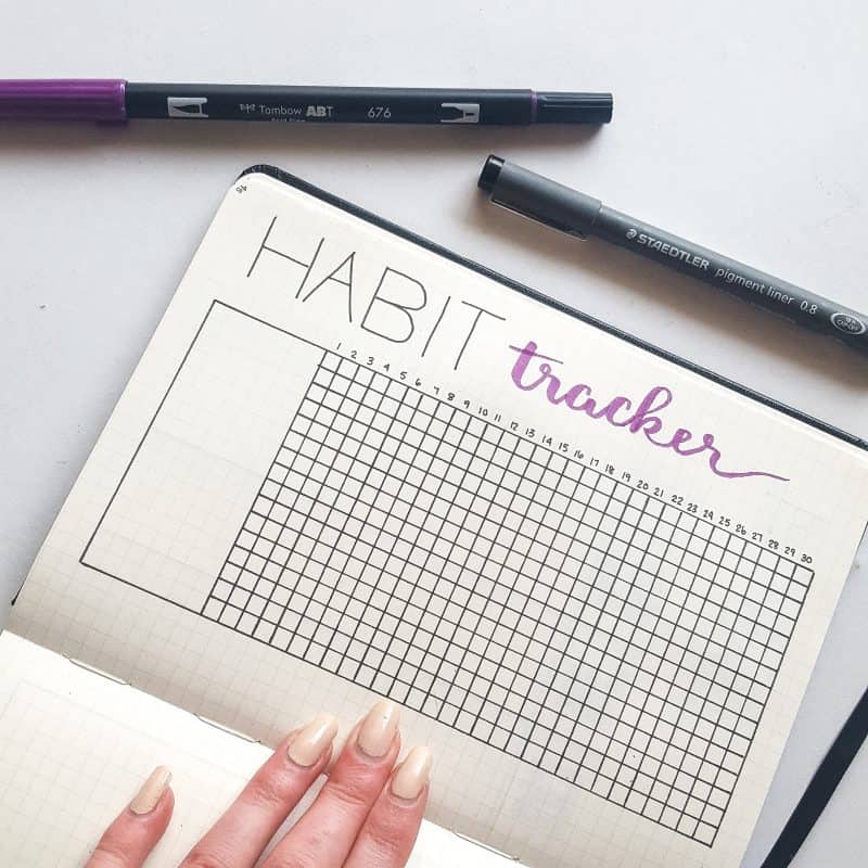 30+ Super Trackers For Your Planner: Daily, Monthly, Yearly | Basic habit tracker | Jihi Elephant for pageflutter.com