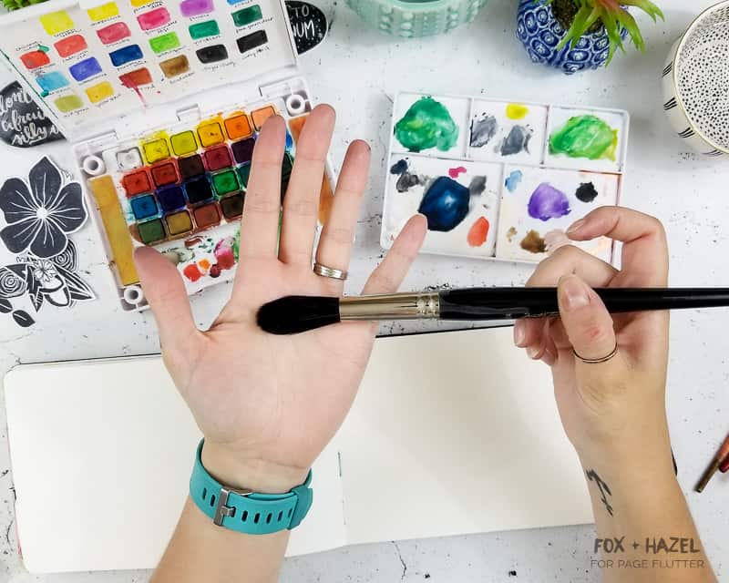 Watercolor Art Journaling 101: The Essential Supply List — A painted page