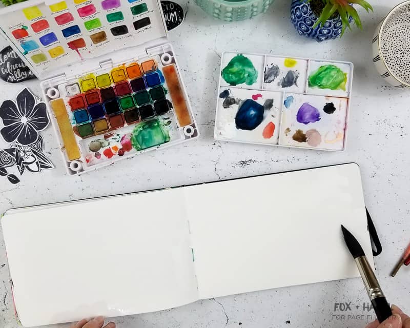 Watercolor Art Journaling 101: The Essential Supply List — A painted page