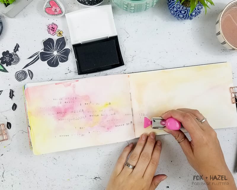 Tutorial: How Watercolor Paint with Markers in Your Bullet Journal