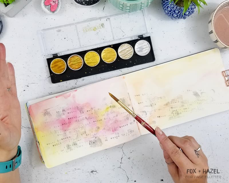 Watercolor Art Journaling 101: The Essential Supply List — A painted page