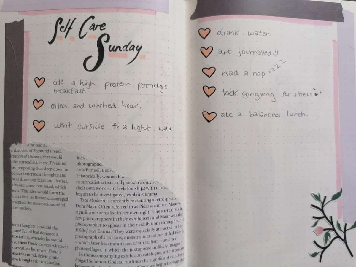 Health and Fitness Bullet Journaling Stencil Creates Wellness