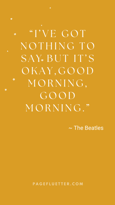 Image of an inspirational Beatles quote