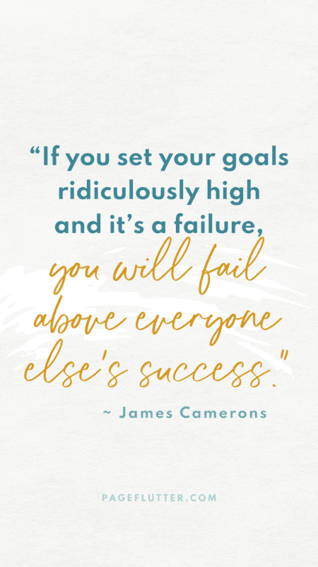Image of a quote about success